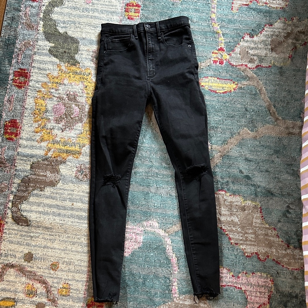 Abercrombie & Fitch ultra high rise super skinny